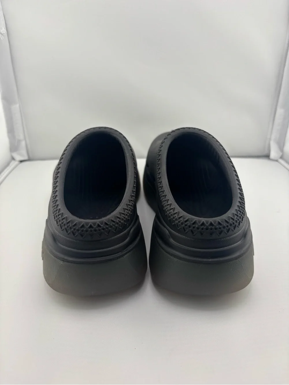 UGG Black Slip-On Foam Clogs